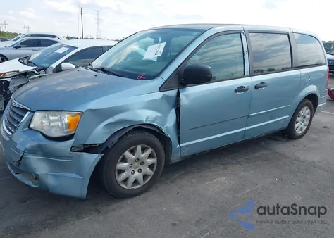 2008 Chrysler Town & Country Lx из США, поврежденный, VIN 2A8HR44H18R721762
